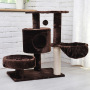 Manufacturer wholesale multi-colors sisal short plush cat scratcher house