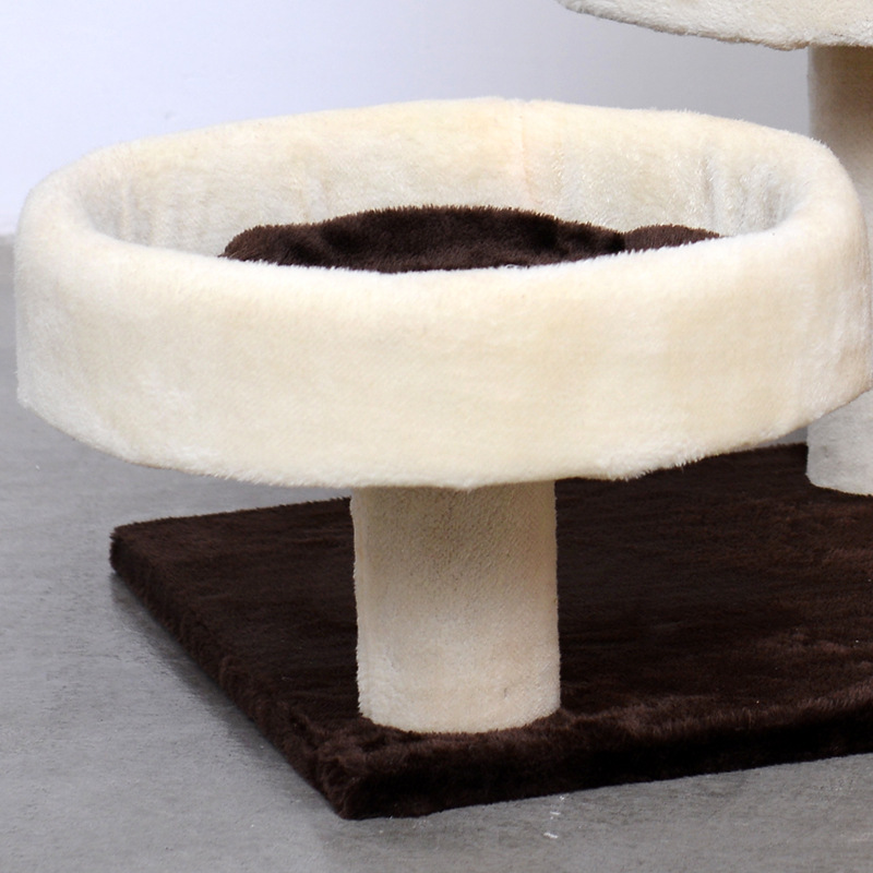 Manufacturer wholesale multi-colors sisal short plush cat scratcher house