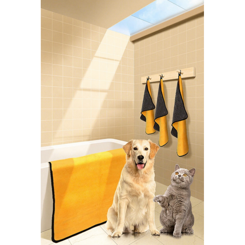 Wholesale Custom Soft Thick Absorb Large Dog Pet Towel