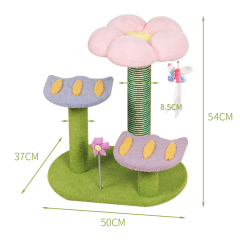 Manufacturer wholesale custom flower design cat tower tree