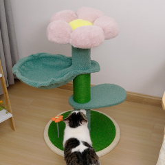 Manufacturer wholesale custom flower design cat tower tree