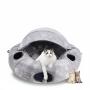 Wholesale Foldable Collapsible Plush Cat Tunnel Toy