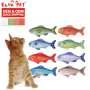 Manufacturer Wholesale Plush Fish Design Catnip Cat Cuddly Toy