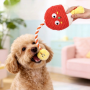 Wholesale Custom Logo Rope Squeaky Dog Toy for Chewers