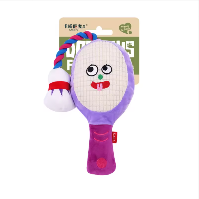 Wholesale Custom Logo Rope Squeaky Dog Toy for Chewers