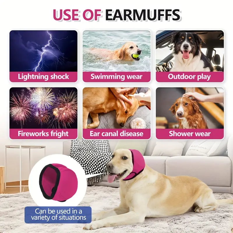 Wholesale Noise Protection Adjustable Dog Ear Muffs