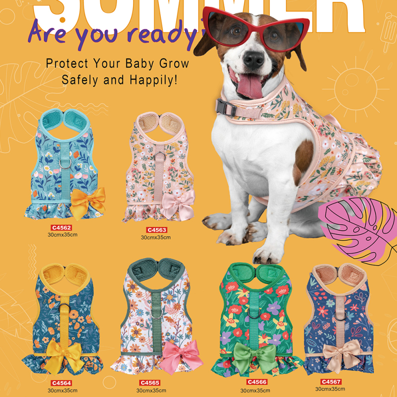 Wholesale Breathable Mesh Pet Accessories Dog Harness Vest