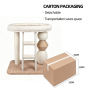 Manufacturer Wholesale OEM Beige Sisal Scratching Post for Cats