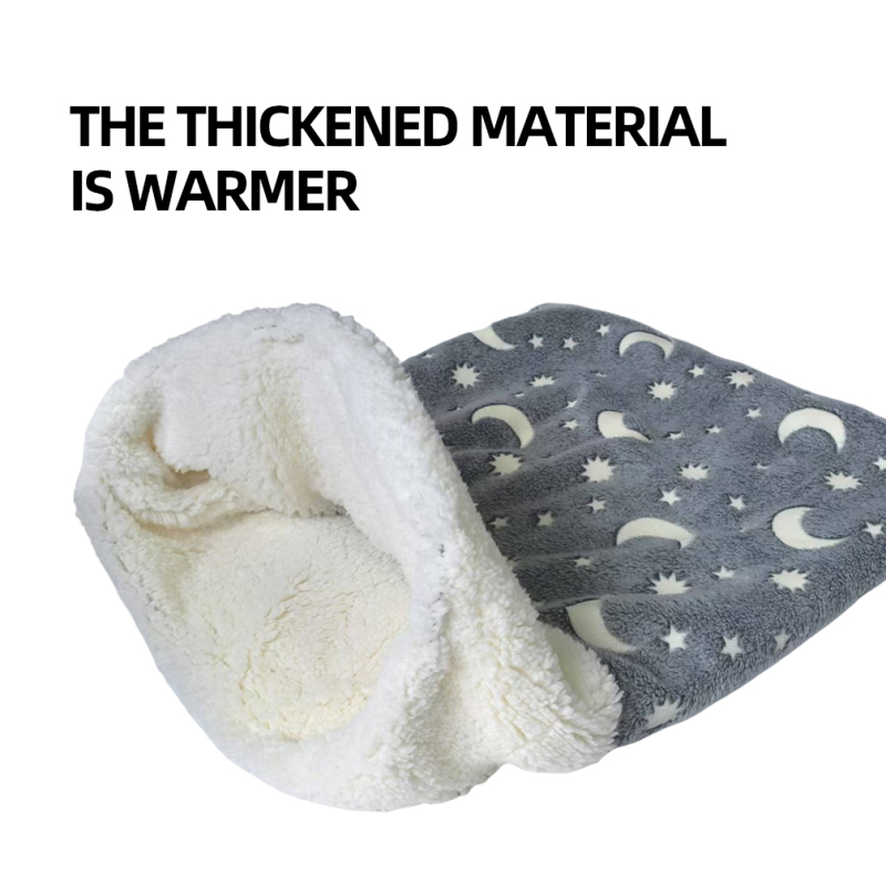 Manufacturer Wholesale Warm Short Plush Cat Sleeping Bag Bed