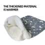 Manufacturer Wholesale Warm Short Plush Cat Sleeping Bag Bed