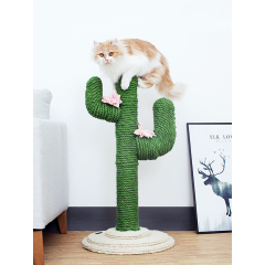 New arrival high quality pvc rope stable flower cat cactus tree