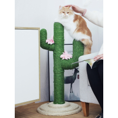 New arrival high quality pvc rope stable flower cat cactus tree