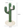 New arrival high quality pvc rope stable flower cat cactus tree