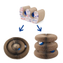Manufacturer Wholesale Interactive Foldable Deformable Corrugated Cat Scratcher Cardboard