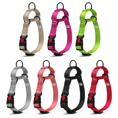 Wholesale Reflective Stripe Nylon Dog Collar Adjustable
