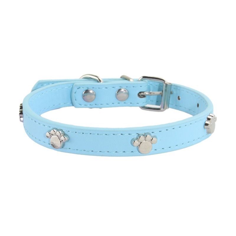 Wholesale Multi-colors Adjustable Dog PU Leather Collar