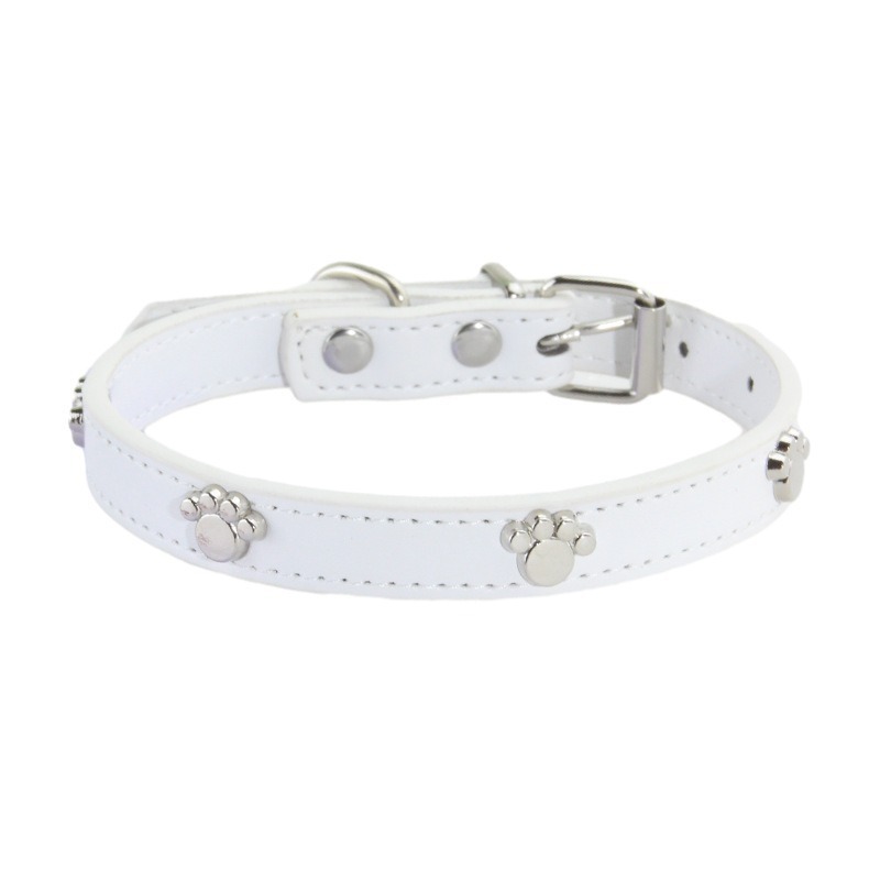 Wholesale Multi-colors Adjustable Dog PU Leather Collar