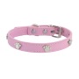 Wholesale Multi-colors Adjustable Dog PU Leather Collar