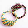 Manufacturer wholesale Interleaved chew dog rope toys semicircle design