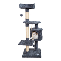 Manufacturer wholesale sisal foldable detachable cat scratcher tree