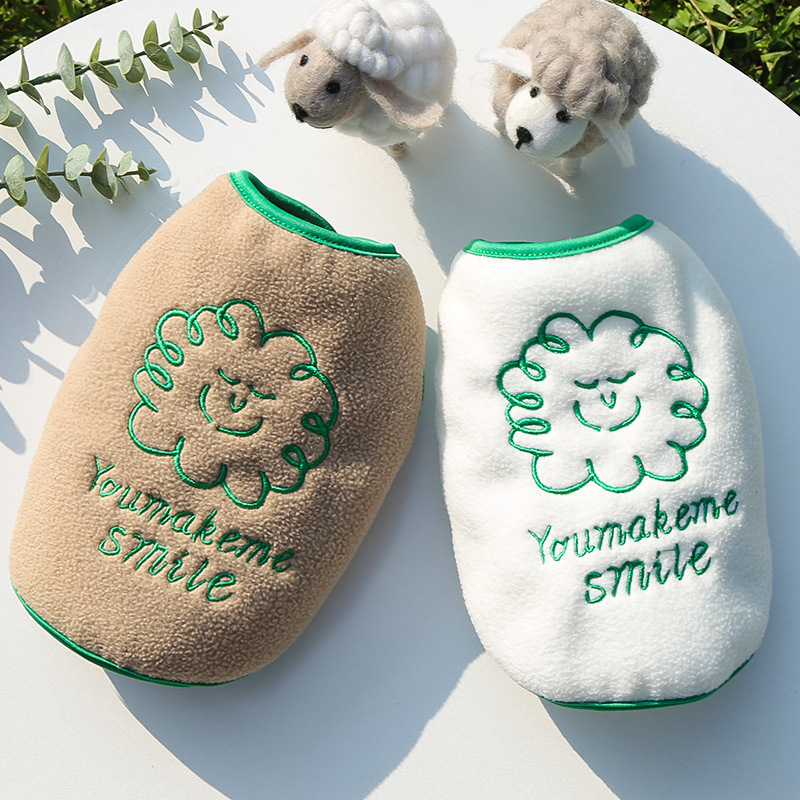Manufacturer wholesale white khaki warm winter dog coat clothes
