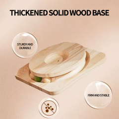 Wholesale Stable MDF Board Cat Bed With Ball