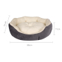 hot luxury comfortable round cat pet bed