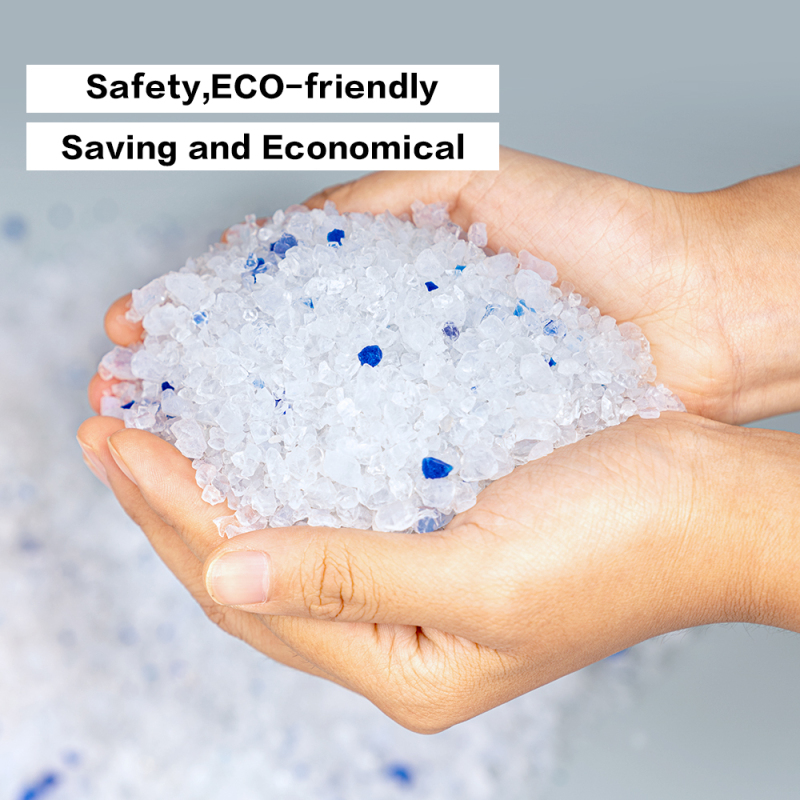 Manufacturer wholesale silicone ultra absorbent dust free crystal silica gel cat litter