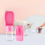 Manufacturer wholesale 300ml 550ml portable dog water bottle with filter foldable