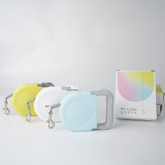 Manufacturer wholesale portable outdoor automatic dog leash with retractable handle