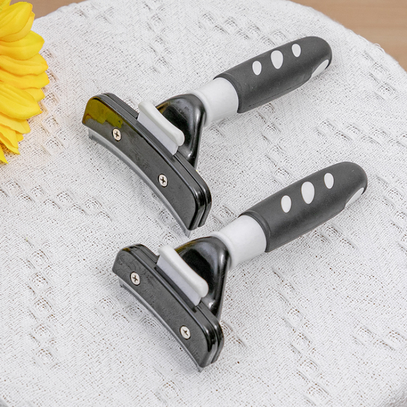 Manufacturer wholesale durable black and white grooming dog slicker brush