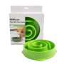 Manufacturer wholesale multi-colors slow feeder dog bowl spiral flower design