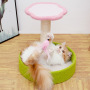 Manufacturer Wholesale Sisal Flower Cat Scratcher With Rattan Mat
