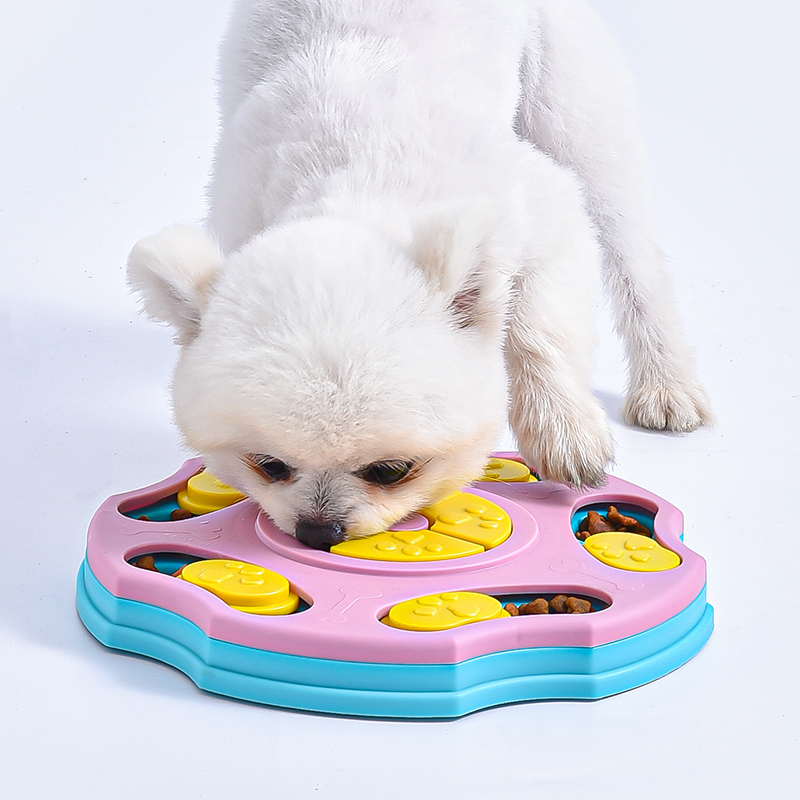 Wholesale Plastic Washable Food Feeder Dog Puzzle Toy
