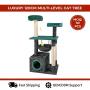 Manufacturer Wholesale Short Plush Sisal Stable Durable Cat Tree Tower