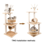 Manufacturer wholesale summer short plush sisal cool cat rattan mat tree scratcher