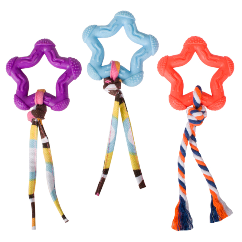 Manufacturer wholesale durable TPR pet dog toys set
