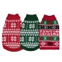 Wholesale Green Red Dog Christmas Sweater
