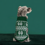 Wholesale Green Red Dog Christmas Sweater