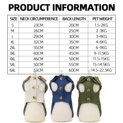 Wholesale Winter Luxury Pet Apparel Clothes Dog Jacket