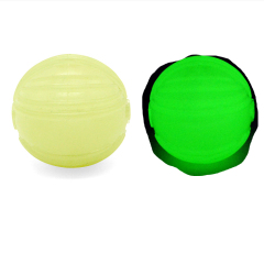 Manufacturer wholesale tpr chew squeaky luminous dog ball toy
