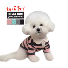 Wholesale Cheap Stripe Pet Accessories Clothes Dog Shirt