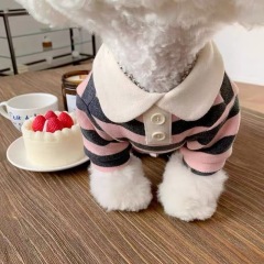 Wholesale Cheap Stripe Pet Accessories Clothes Dog Shirt