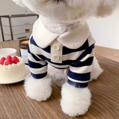 Wholesale Cheap Stripe Pet Accessories Clothes Dog Shirt