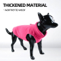 Wholesale Custom Color Warm Thick Cheap Pet Clothes Dog Fleece Coat