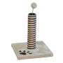 funny grafting faux suede cat accessories deluxe cat tree with beige scratching post sisal pole