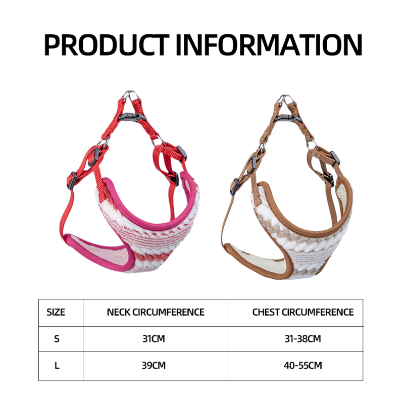 Manufacturer Wholesale Custom Logo Pet Product Warm Dog Plush Harness Vest
