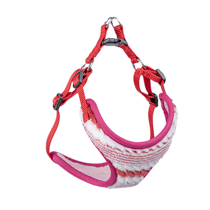 Manufacturer Wholesale Custom Logo Pet Product Warm Dog Plush Harness Vest