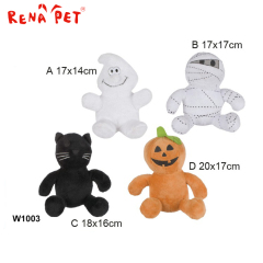 W1003 colorful funny cheap pet dog toy halloween plush toy