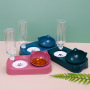 Wholesale Plastic Detachable Dog Cat Bowl With Water Dispenser